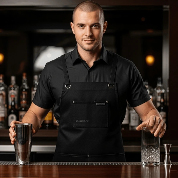 black-color-bar-tender-uniform-600nw-2695220215